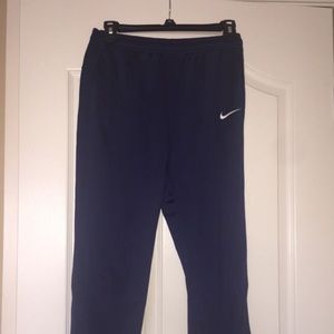 Girls Nike navy blue sweatpants